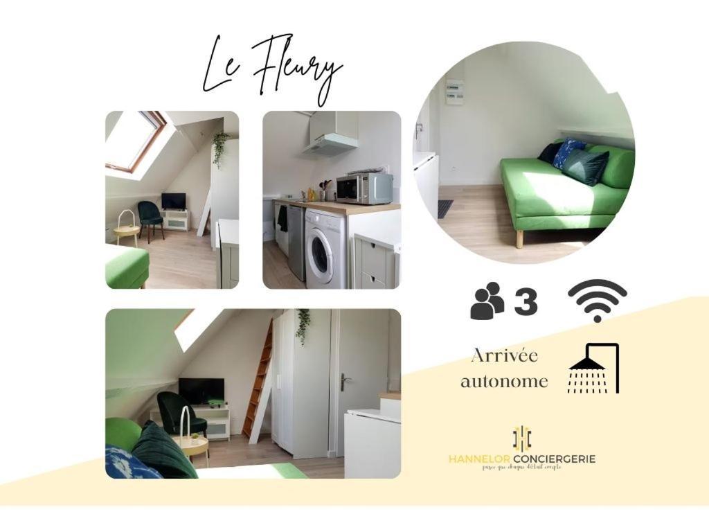 Le Fleury - Studio Calme Proche De Rouen Deville-les-Rouen Экстерьер фото
